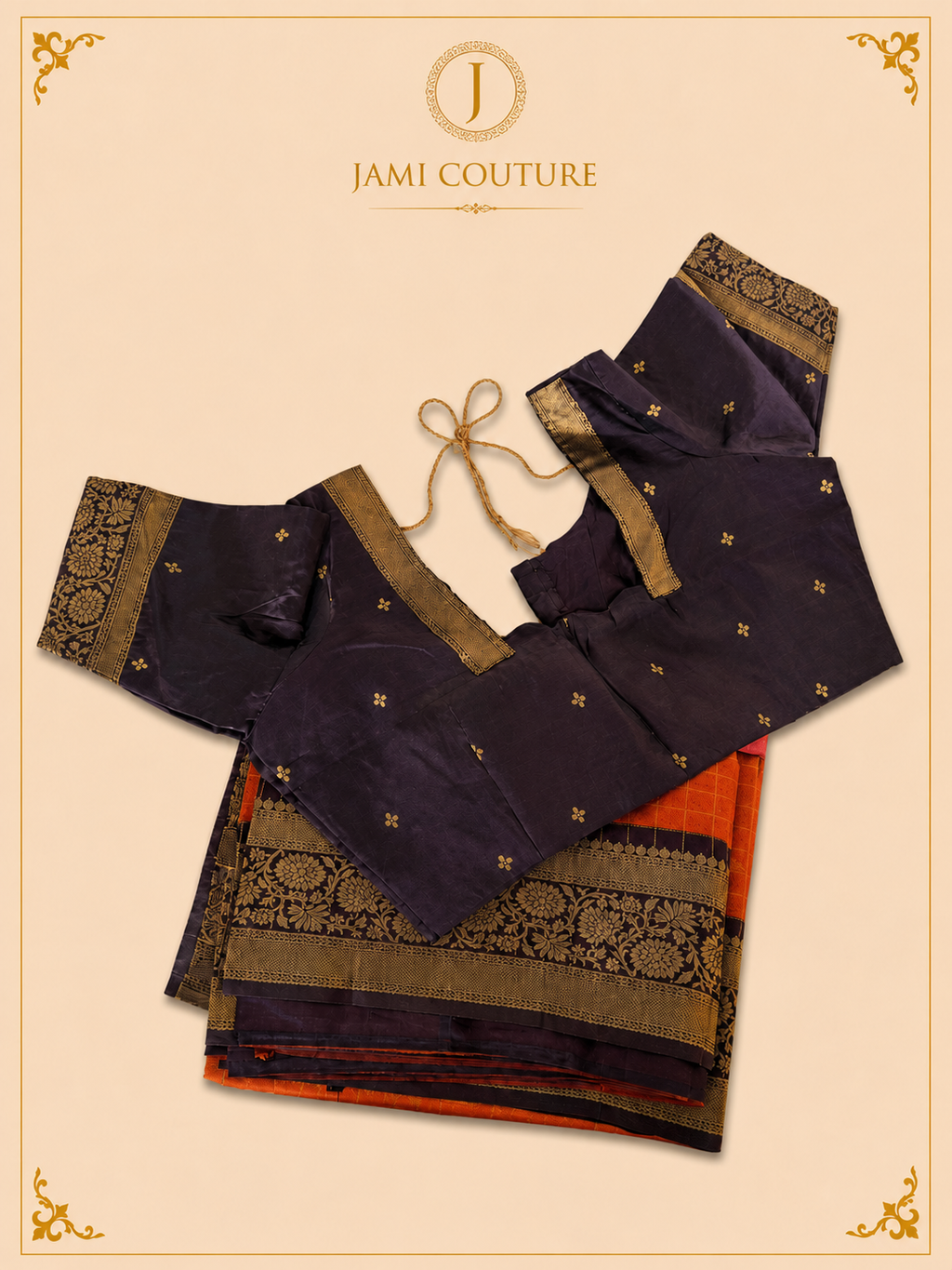 Silk Cotton Saree with Rich Floral Zari Border
