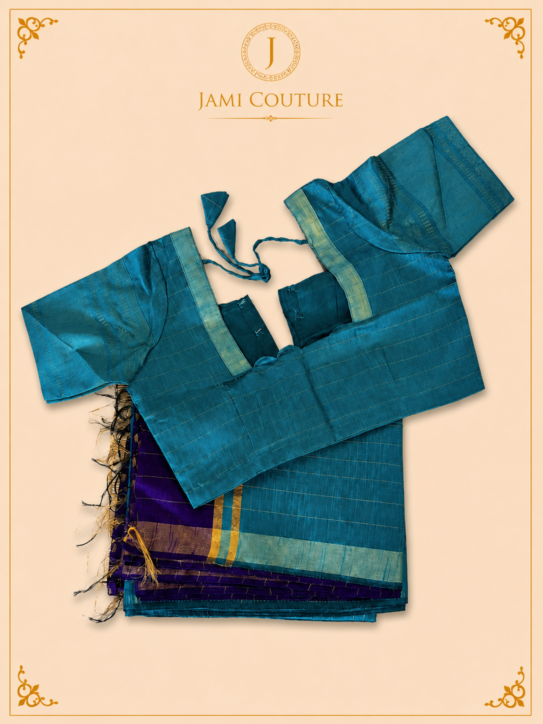 Silk Cotton Saree with 1000 Butta Weave!