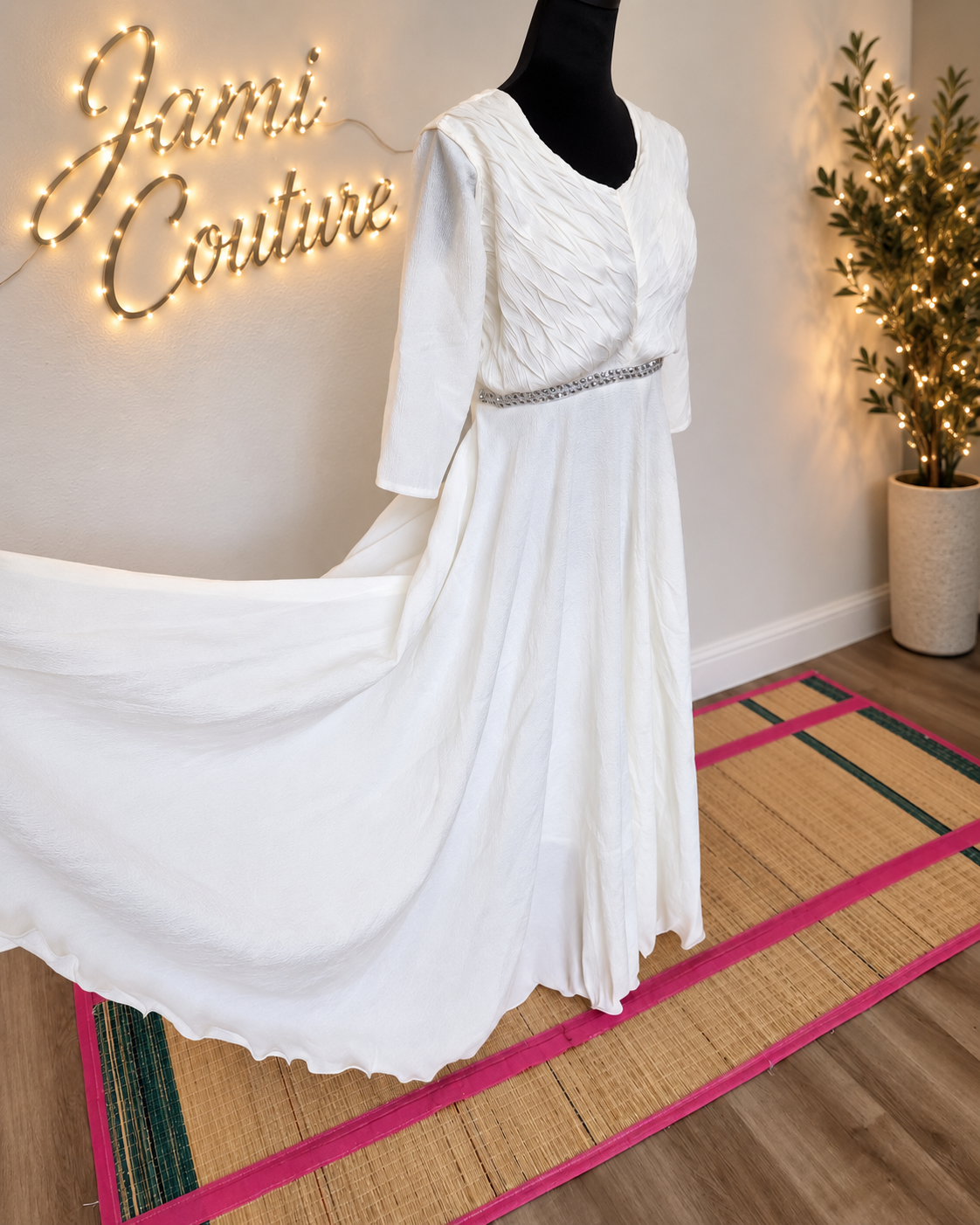 Ivory Elegance Maxi Dress