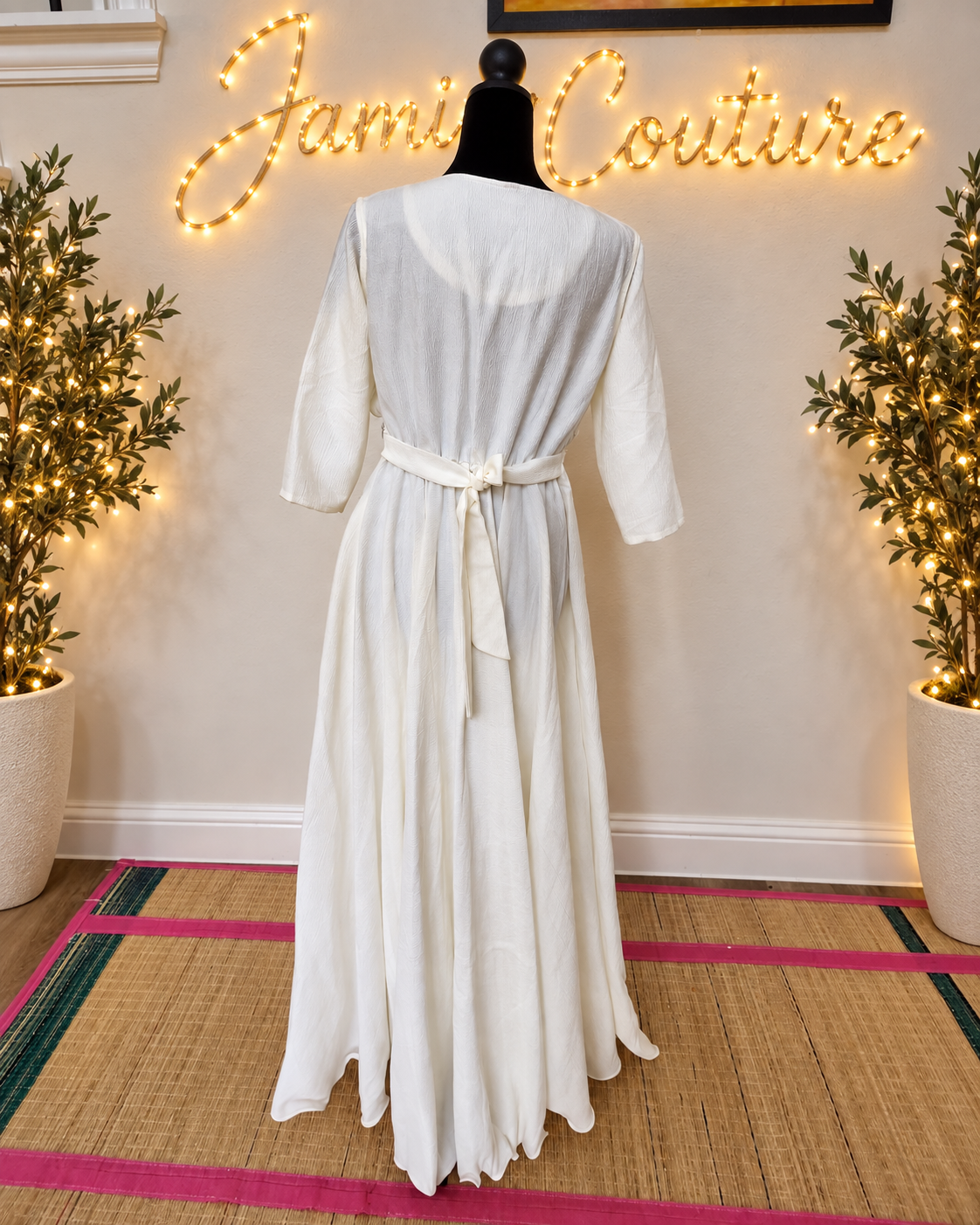 Ivory Elegance Maxi Dress