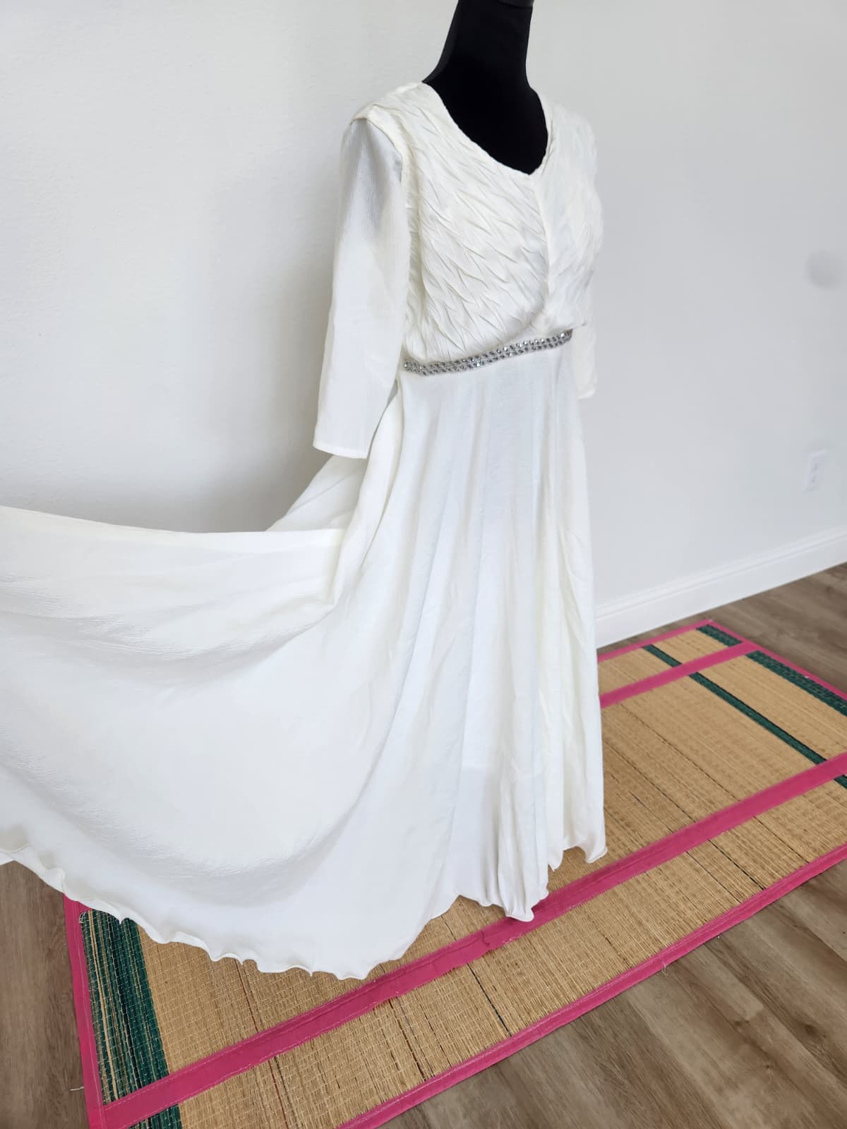 Ivory Elegance Maxi Dress