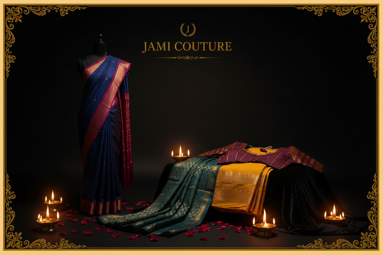Saree Collection Banner Dark