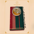 Teal & Red Maheswari Silk Saree with Bold Stripes